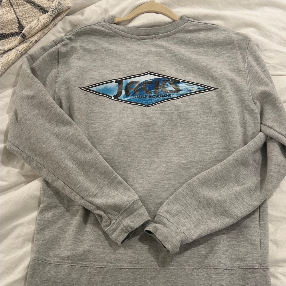 Jack’s Surfboards Light Gray Crewneck - Picture 3 of 5